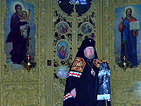 Вечерня с чином прощения в Михаило-Архангельском соборе г. Орла. 14 февраля 2010 г.