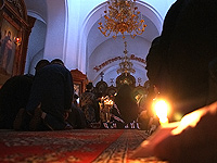 Архиерейское служение в четверг Первой седмицы Великого поста. Чтение покаянного канона Андрея Критского. 18 февраля 2010 г.