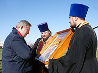 Орел посетили участники акции «Герои Великой Отечественной войны — наследники святого благоверного князя Александра Невского». 27 апреля 2010 г.
