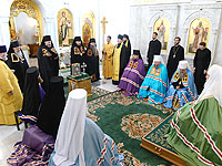 Состоялось наречение архимандрита Нектария (Селезнева) во епископа Ливенского и Малоархангельского. 15 августа 2014 г.