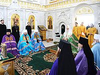 Состоялось наречение архимандрита Нектария (Селезнева) во епископа Ливенского и Малоархангельского. 15 августа 2014 г.