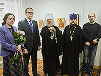 В Орловском областном краеведческом музее открылась выставка работ художника-иконописца Аркадия Полевого и художника-реставратора Татьяны Самариной. 28 января 2015 г.