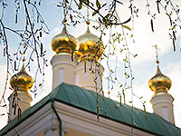 В Неделю 5-ю Великого поста митрополит Орловский и Болховский Антоний совершил вечернее богослужение с чином Пассии в Ахтырском кафедральном соборе г. Орла. 17 апреля 2016 г.