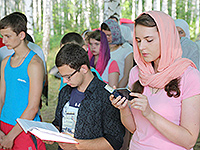 В Ливенской епархии в пятый раз прошел православный молодежный лагерь «Рождественка». 23 июля — 1 августа 2016 г.