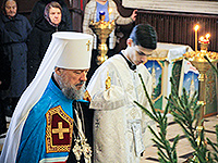 В Неделю 31-ю по Пятидесятнице, по Богоявлении, митрополит Орловский и Болховский Антоний совершил литургию в Ахтырском кафедральном соборе Орла. 22 января 2017 г.
