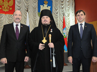 Архиереи Орловской митрополии посетили новогодний прием в администрации региона. 29 декабря 2017 г.