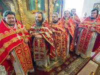 Во вторник Светлой Седмицы митрополит Орловский и Болховский Антоний в сослужении епископа Ливенского и Малоархангельского Нектария и епископа Мценского Алексия совершил литургию в Иверском храме Орла в честь его престольного праздника. 10 апреля 2018 г.