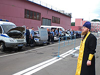 В Орле состоялось освящение наиболее опасных перекрестков