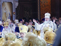 Интронизация Патриарха Московского и всея Руси Кирилла состоялась в храме Христа Спасителя 1 февраля
