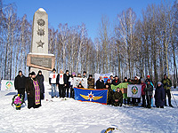 Эстафета памяти в Болховском благочинии. Февраль 2013 г.