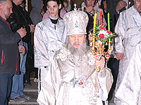 В праздник Светлого Христова Воскресения архиепископ Орловский и Ливенский Антоний совершил пасхальное богослужение в Ахтырском кафедральном соборе. К окончанию литургии в Ахтырский собор был доставлен Благодатный огонь. 20 апреля 2014 г.