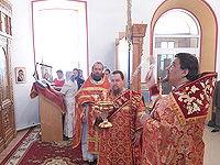 В Успенском храме с. Теличье установлен новый иконостас. 18 мая 2014 г.