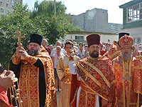 В день памяти пророка Божия Илии архиепископ Орловский и Болховский Антоний совершил литургию в Ильинском (Николо-Песковском) храме г. Орла. 2 августа 2014 г.