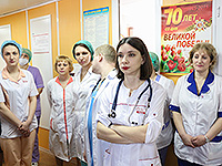 Митрополит Орловский и Болховский Антоний освятил отделение онкологии, гематологии и аллегро-иммунологии Детской областной клинической больницы. 24 апреля 2015 г.