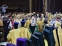28 июля, день памяти святого равноапостольного князя Владимира, стал кульминацией церковно-государственных торжеств по случаю 1000-летия преставления Крестителя Руси. В этот день Святейший Патриарх Московский и всея Руси Кирилл совершил Божественную литургию в Храме Христа Спасителя г. Москвы. В числе сонма Архипастырей, сослуживших Предстоятелю Русской Церкви, были Высокопреосвященнейший митрополит Орловский и Болховский Антоний и Преосвященнейший епископ Ливенский и Малоархангельский Нектарий. После в Кремле состоялся торжественный приём от имени Президента России. 28 июля 2015 г.