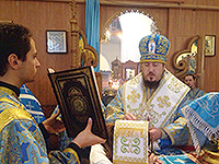 В праздник Иверской иконы Божией Матери епископ Ливенский и Малоархангельский Нектарий совершил Божественную литургию в храме Иверской иконы Божией Матери города Орла, приуроченную к престольному празднику храма. 26 октября 2015 г.