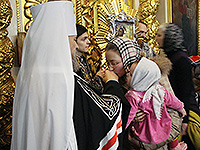 В канун начала Великого поста (в Прощеное воскресенье) митрополит Орловский и Болховский Антоний совершил в Ахтырском кафедральном соборе Орла Великую вечерню с чином прощения. 13 марта 2016 г.