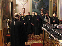В канун начала Великого поста (в Прощеное воскресенье) митрополит Орловский и Болховский Антоний совершил в Ахтырском кафедральном соборе Орла Великую вечерню с чином прощения. 13 марта 2016 г.