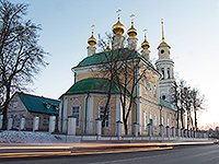 Митрополит Орловский и Болховский Антоний совершил повечерие с чтением Великого канона прп. Андрея Критского в Ахтырском кафедральном соборе Орла. 17 марта 2016 г.