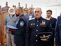 В день памяти прпп. сщмч. Кукши, просветителя вятичей, митрополит Орловский и Болховский Антоний в сослужении епископа Ливенского и Малоархангельского Нектария совершил литургию в мужском монастыре во имя святого Кукши Мценского района. 9 сентября 2015 г.