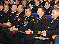 Митрополит Орловский и Болховский Антоний поздравил сотрудников УМВД с Днем сотрудника органов внутренних дел. 10 ноября 2016 г.