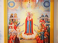 В праздник иконы Божией Матери «Всех скорбящих Радость» митрополит Орловский и Болховский Антоний совершил литургию во Всехскорбященском храме п. Знаменка Орловского района. 6 ноября 2016 г.