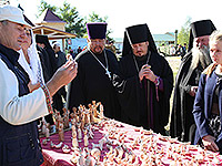 Фестиваль казачьей православной культуры прошел в новосильском Свято-Духовом монастыре. 23 сентября 2017 г.