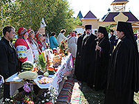 Фестиваль казачьей православной культуры прошел в новосильском Свято-Духовом монастыре. 23 сентября 2017 г.