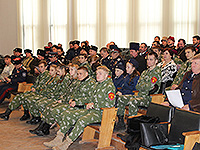 Во Мценске состоялся Региональный этап Рождественских чтений «Церковь и казачество: пути воцерковления и сотрудничества». 25 ноября 2017 г.