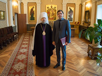 Врио губернатора Орловской области Андрей Клычков поздравил митрополита Орловского и Болховского Антония с днем рождения. 17 ноября 2017 г.