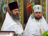 В Неделю 33-ю по Пятидесятнице, по Богоявлении, митрополит Орловский и Болховский Антоний совершил Божественную литургию в Троицком храме пос. Шахово Кромского района. 21 января 2018 г.