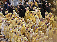 1 февраля 2019 года, в девятую годовщину интронизации Святейшего Патриарха Московского и всея Руси Кирилла, в кафедральном соборном Храме Христа Спасителя в Москве была совершена Божественная литургия. Предстоятелю Русской Православной Церкви сослужили иерархи Московского Патриархата, в том числе митрополит Орловский и Болховский Антоний и епископ Ливенский и Малоархангельский Нектарий