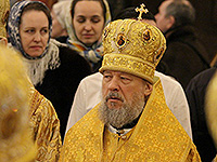 1 февраля 2019 года, в девятую годовщину интронизации Святейшего Патриарха Московского и всея Руси Кирилла, в кафедральном соборном Храме Христа Спасителя в Москве была совершена Божественная литургия. Предстоятелю Русской Православной Церкви сослужили иерархи Московского Патриархата, в том числе митрополит Орловский и Болховский Антоний и епископ Ливенский и Малоархангельский Нектарий