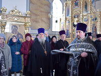 В Неделю 5-ю Великого поста митрополит Орловский и Болховский Антоний совершил богослужение с чином Пассии в храме Смоленской иконы Божией Матери г. Орла. 25 марта 2018 г.