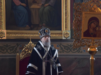 В Неделю 5-ю Великого поста митрополит Орловский и Болховский Антоний совершил богослужение с чином Пассии в храме Смоленской иконы Божией Матери г. Орла. 25 марта 2018 г.