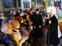 Митрополит Орловский и Болховский Антоний совершил богослужения Великой Пятницы и Великой Субботы в Ахтырском кафедральном соборе Орла. 6-7 апреля 2018 г.