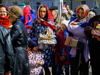 Митрополит Орловский и Болховский Антоний совершил богослужения Великой Пятницы и Великой Субботы в Ахтырском кафедральном соборе Орла. 6-7 апреля 2018 г.