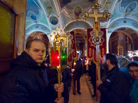В ночь с 7 на 8 апреля 2018 года в Ахтырском кафедральном соборе Орла митрополит Орловский и Болховский Антоний совершил Пасхальные богослужения — полунощницу, крестный ход, Пасхальную заутреню и Божественную литургию свт. Иоанна Златоуста